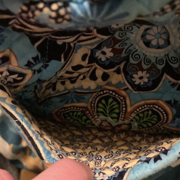 Vera Bradley light blue floral small duffel - Picture 5 of 5